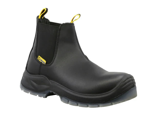 Bota Industrial Dielectrica de piel con puntera de protección Triples Pro 504 Negro