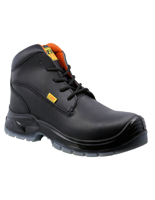 Bota Industrial Dielectrica de piel con puntera de protección New Trs 416 Napa Negro