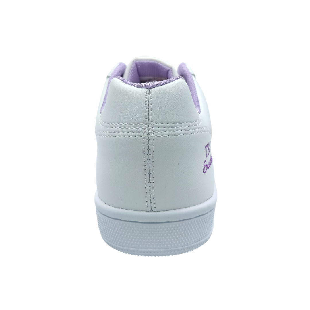 Tenis de piel Trs Sneakers 82 Blanco Lila Rosa