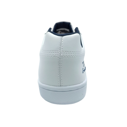 Tenis de piel Trs Sneakers 82 Blanco Marino Rojo