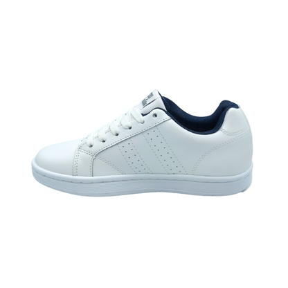 Tenis de piel Trs Sneakers 82 Blanco Marino Rojo