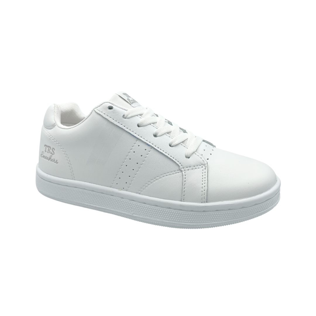 Tenis de piel Trs Sneakers 82 Blanco Total