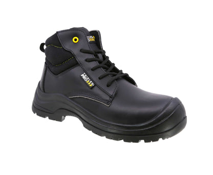 Bota Industrial Dielectrica de piel con puntera de protección Triples Pro 621 Negro
