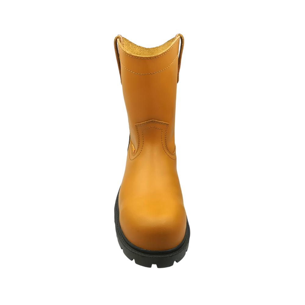 Bota Ropper Industrial de piel  con puntera de protección New Trs 3851 Crazy Miel