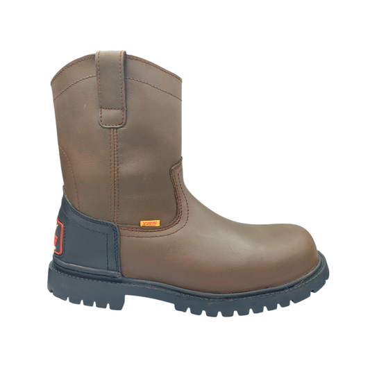 Bota Ropper Industrial de piel  con puntera de protección New Trs 3851 Crazy Cafe