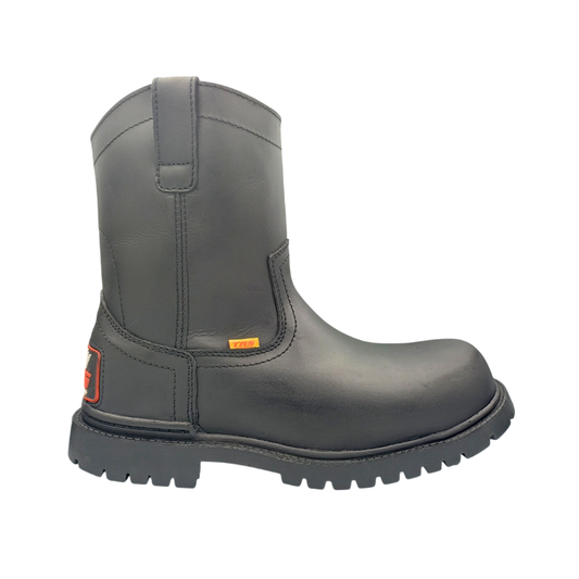 Bota Ropper Industrial de piel con puntera de protección New Trs 3851 Crazy Negro