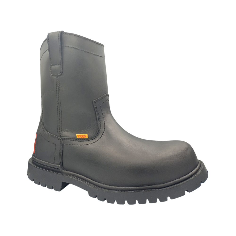 Bota Ropper Industrial de piel con puntera de protección New Trs 3851 Crazy Negro