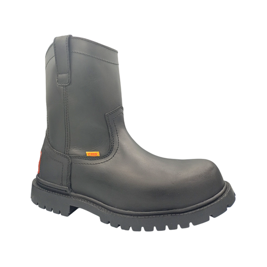 Bota Ropper Industrial de piel con puntera de protección New Trs 3851 Crazy Negro