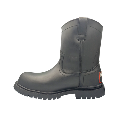 Bota Ropper Industrial de piel con puntera de protección New Trs 3851 Crazy Negro