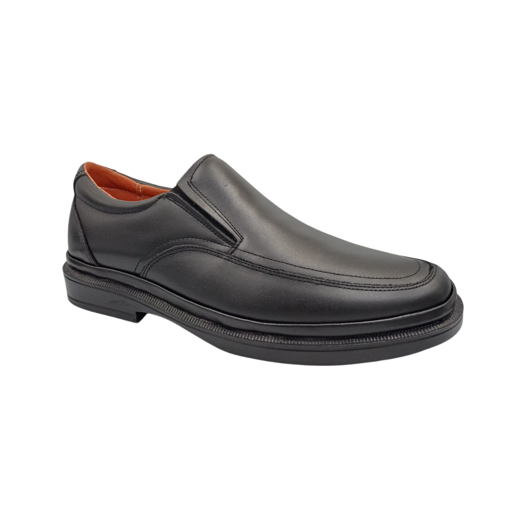 Zapato de piel Leugim Confort 36100 Napa Negro