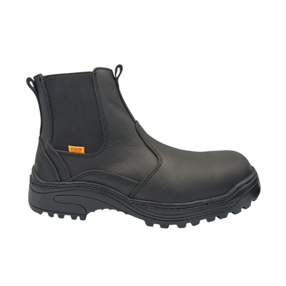Bota Industrial de piel con puntera de protección New Trs 3804 Napa Negro