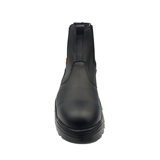 Bota Industrial de piel con puntera de protección New Trs 3804 Napa Negro