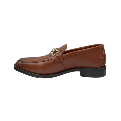 Zapato de vestir mocasín de piel Leugim Elegance 103 miel