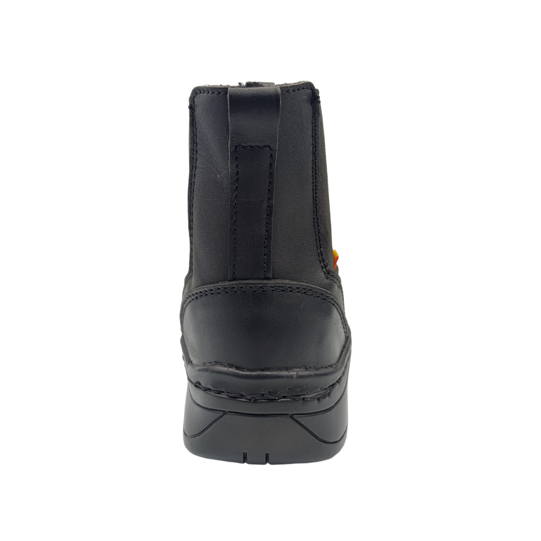 Bota Industrial de piel con puntera de protección New Trs 3804 Napa Negro