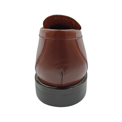 Zapato de vestir mocasín de piel Leugim Elegance 103 miel