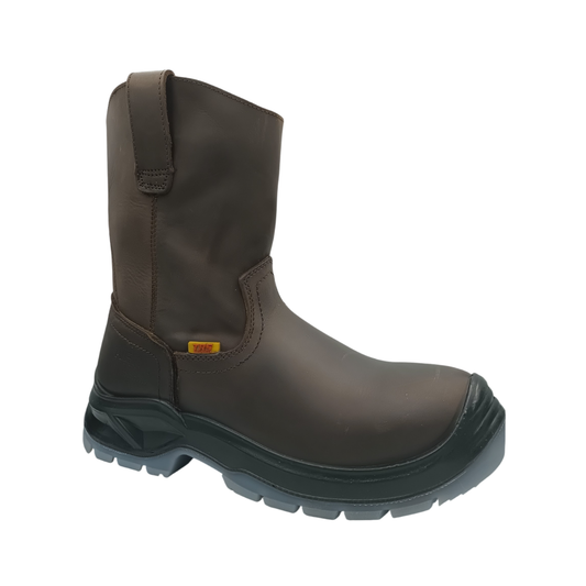 Bota Ropper Industrial de piel  con puntera de protección  New Trs 427 Genova Cafe