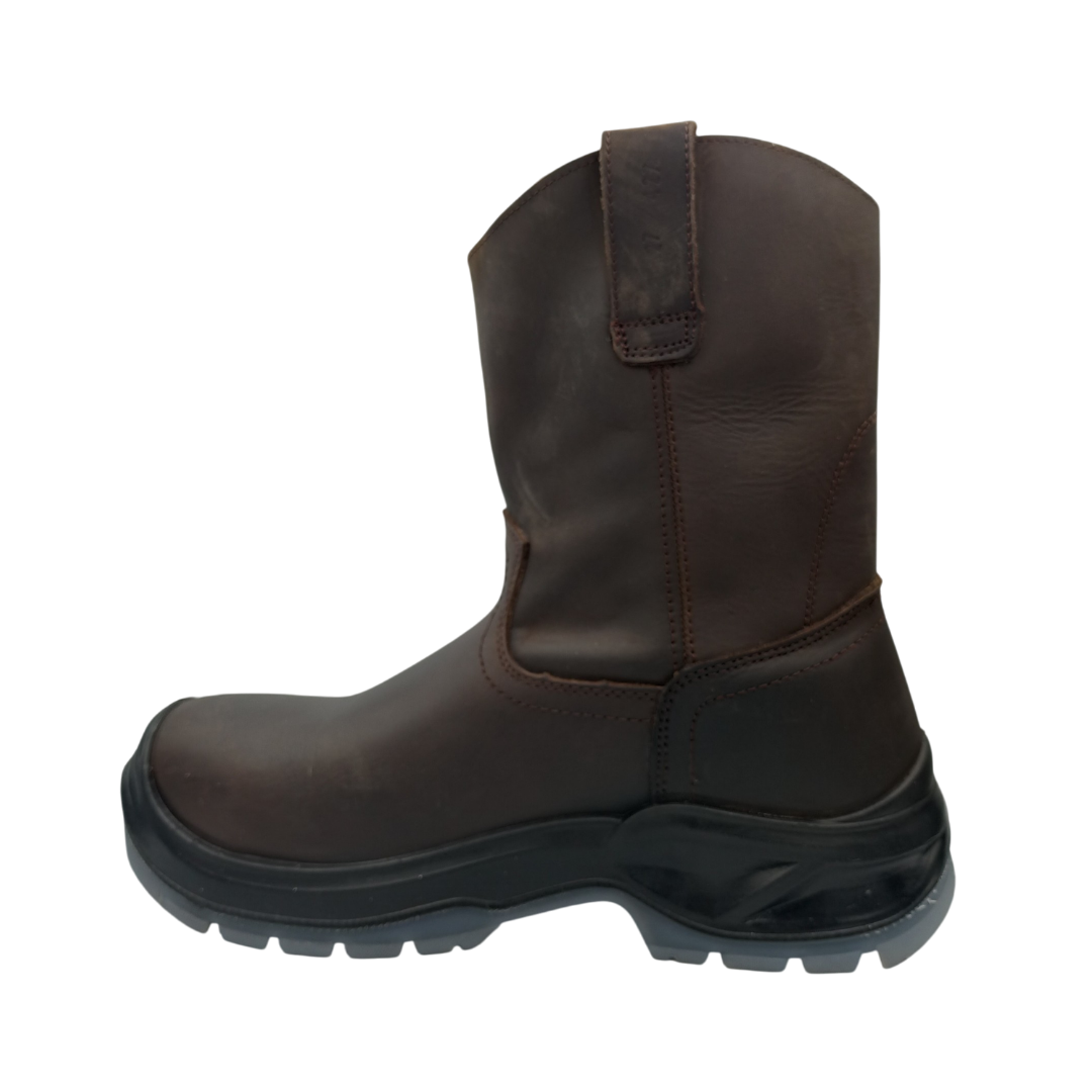Bota Ropper Industrial de piel  con puntera de protección  New Trs 427 Genova Cafe