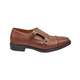 Zapato de vestir monk de piel Leugim Elegance 104 miel