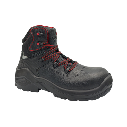 Bota Industrial Dielectrica de piel con puntera de protección Pma 1365 Flother Negro