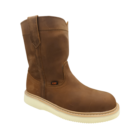 Bota Ropper Industrial de piel con puntera de protección New Trs 302 Crazy Tabaco