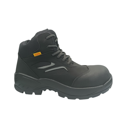 Bota Industrial de micropiel con puntera de protección New Trs 847 Nobuck Negro