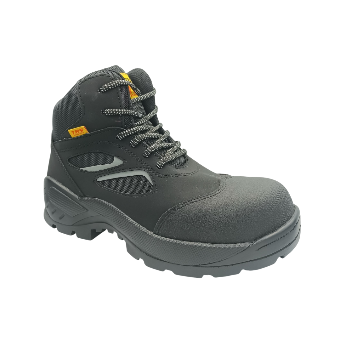 Bota Industrial de micropiel con puntera de protección New Trs 847 Nobuck Negro