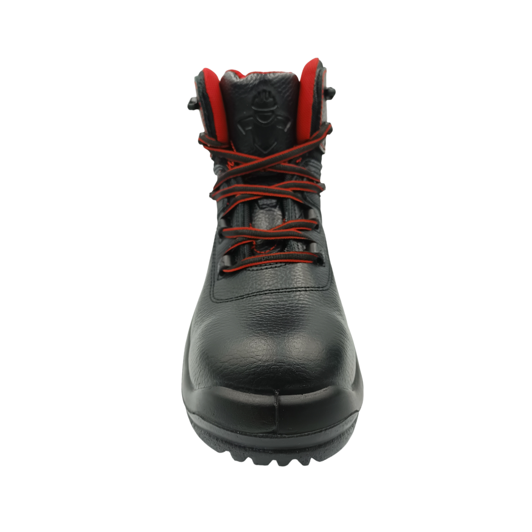 Bota Industrial Dielectrica de piel con puntera de protección Pma 1365 Flother Negro