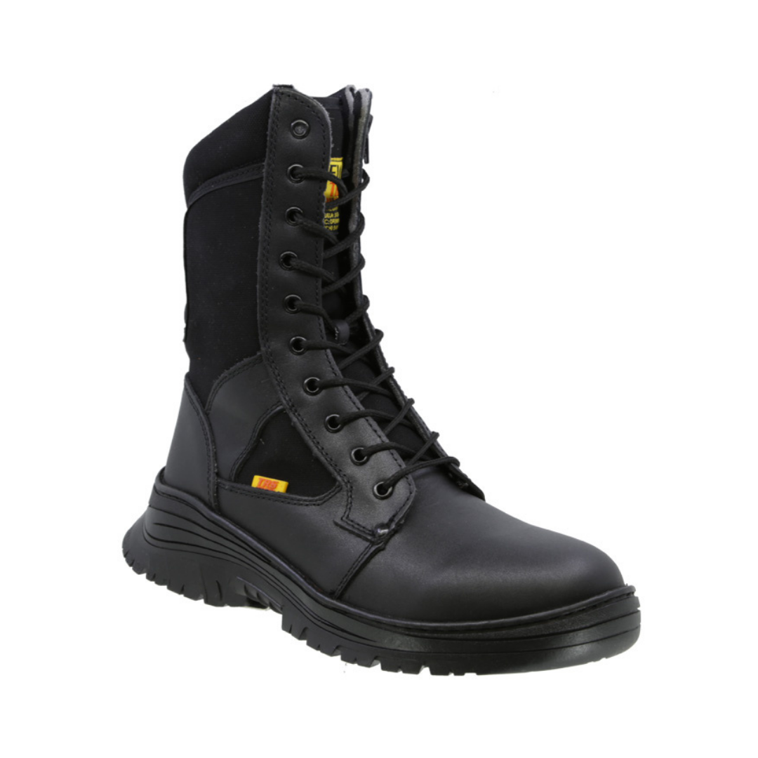 Bota Táctica de piel con puntera de protección New Trs 600 Napa Negro