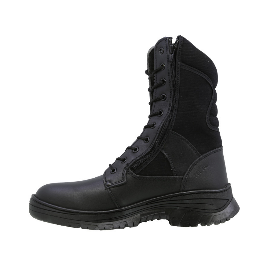 Bota Táctica de piel con puntera de protección New Trs 600 Napa Negro