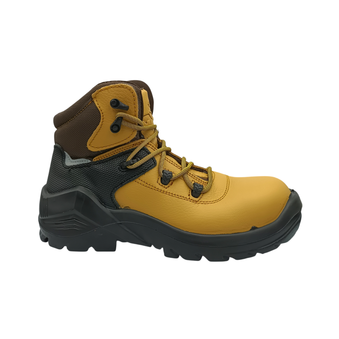 Bota Industrial Dielectrica de piel con puntera de protección Pma 1365 Flother Miel