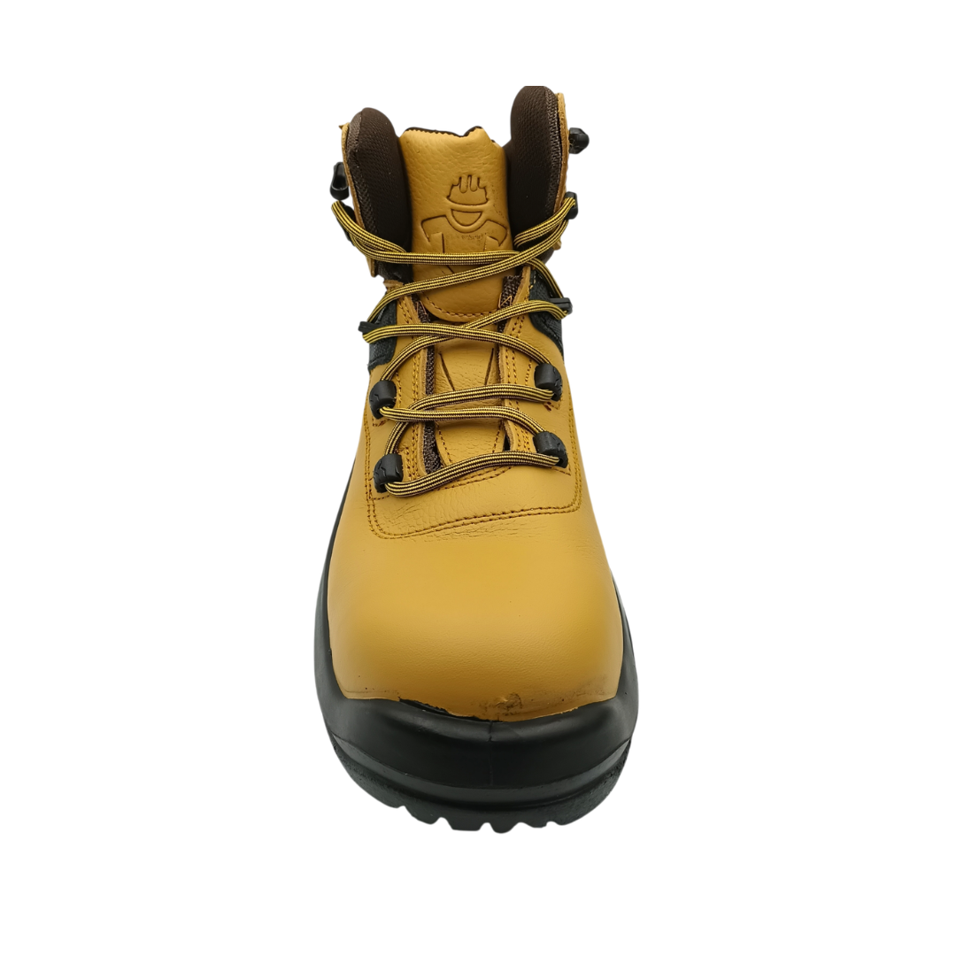 Bota Industrial Dielectrica de piel con puntera de protección Pma 1365 Flother Miel