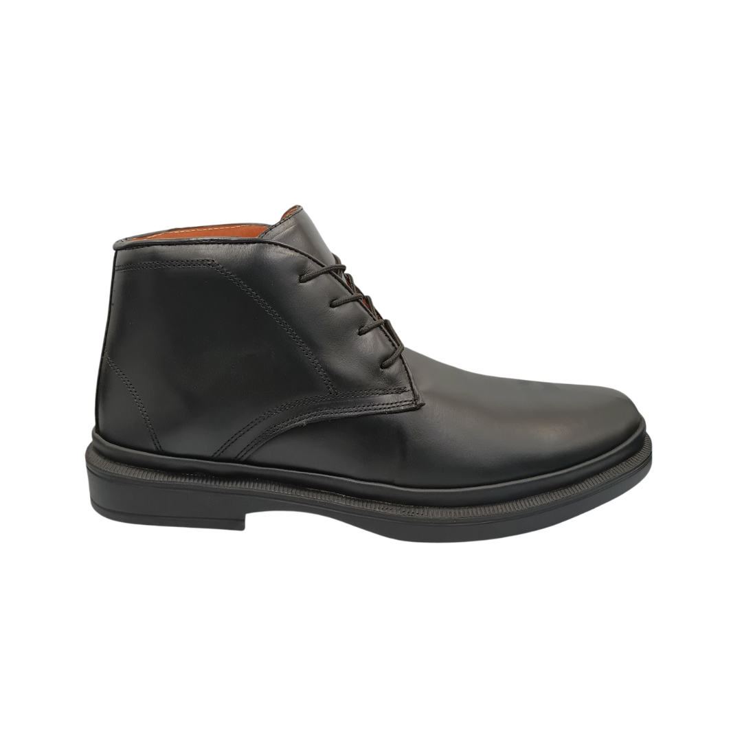 Zapato de piel Leugim Confort 36101 Napa Negro