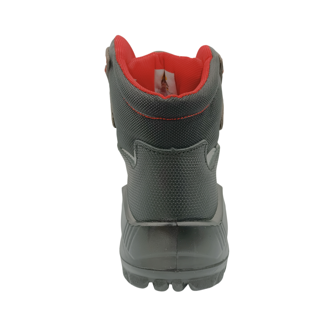 Bota Industrial Dielectrica de piel con puntera de protección Pma 1365 Flother Café