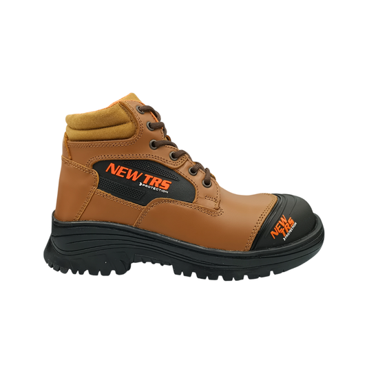 Bota Industrial de piel con puntera de protecciónNew Trs 651 Napa Ocre