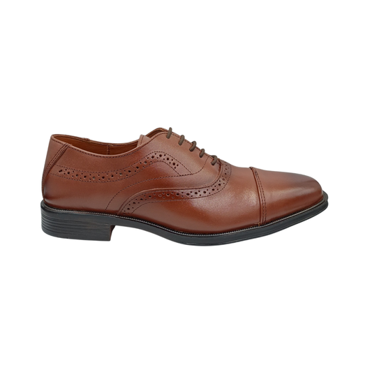 Zapato de vestir oxford de piel Leugim Elegance 102 miel