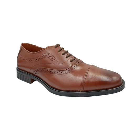 Zapato de vestir oxford de piel Leugim Elegance 102 miel