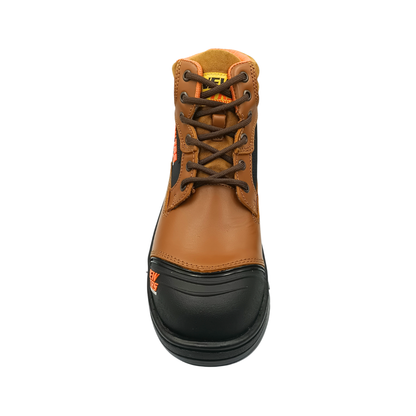 Bota Industrial de piel con puntera de protecciónNew Trs 651 Napa Ocre