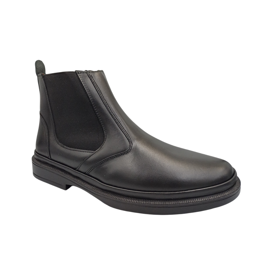 Botín de piel Leugim Confort 36107 Napa Negro