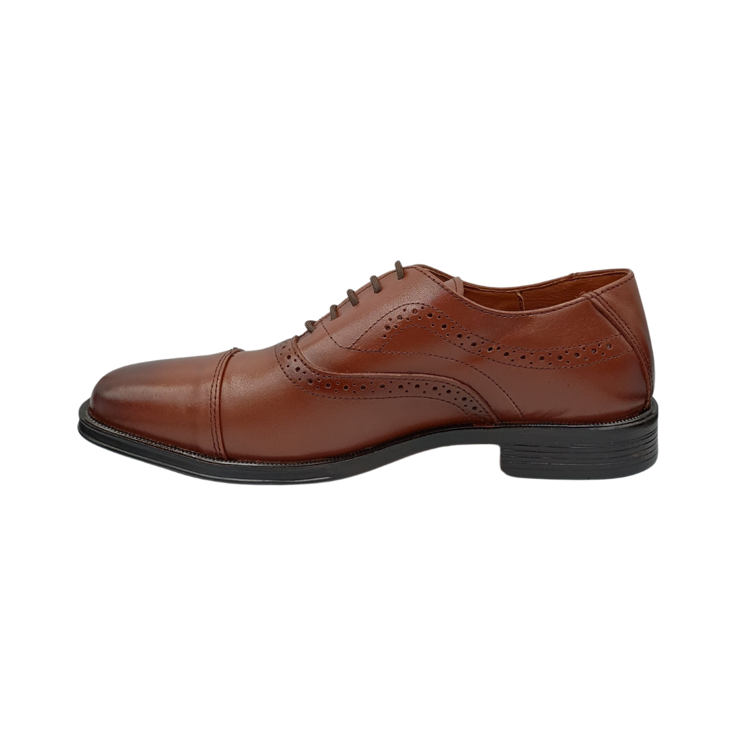 Zapato de vestir oxford de piel Leugim Elegance 102 miel