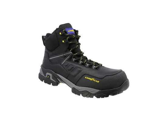 Bota Industrial Dielectrica de piel con puntera de protección Goodyear 100 Negro