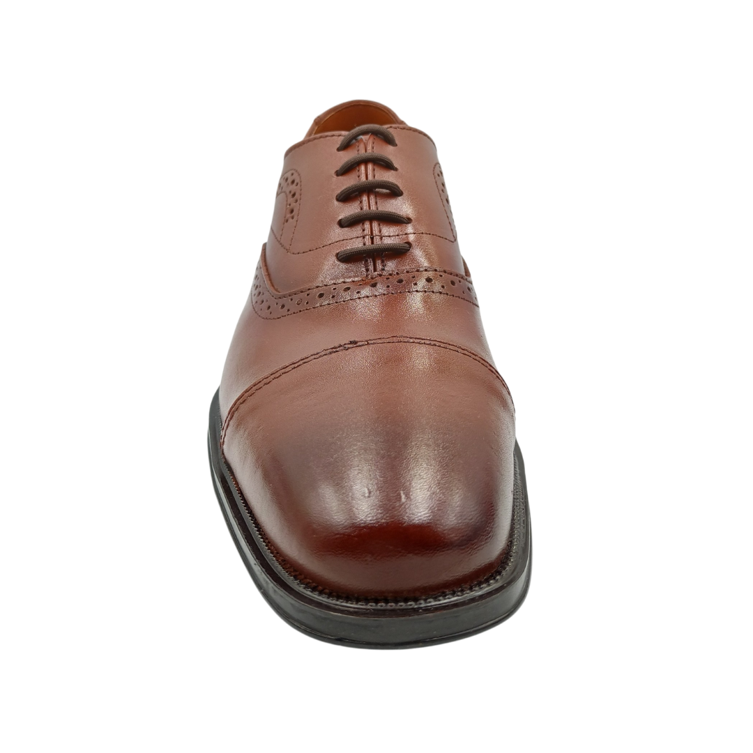 Zapato de vestir oxford de piel Leugim Elegance 102 miel