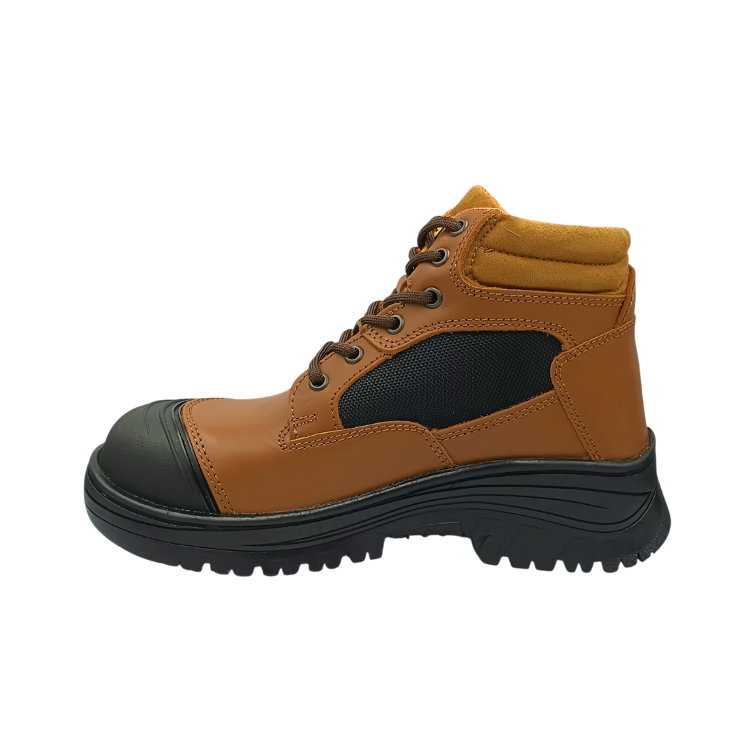 Bota Industrial de piel con puntera de protecciónNew Trs 651 Napa Ocre