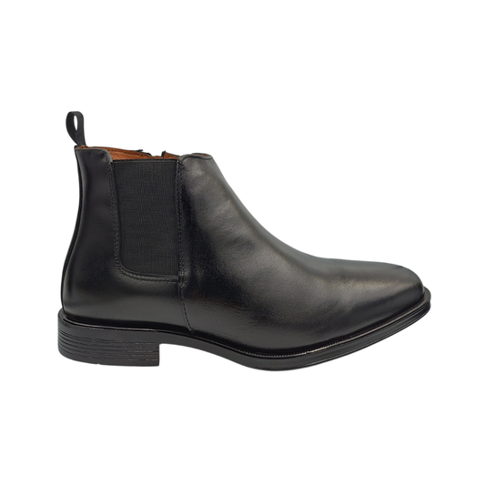 Botín de vestir chelsea de piel Leugim Elegance 200 Napa Negro