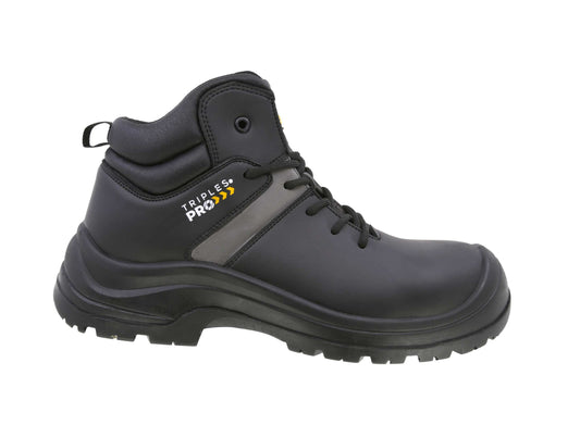 Bota Industrial Dielectrica con puntera de protección Triples Pro 620 Negro
