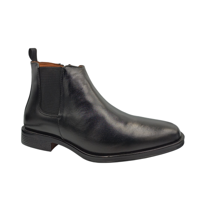 Botín de vestir chelsea de piel Leugim Elegance 200 Napa Negro
