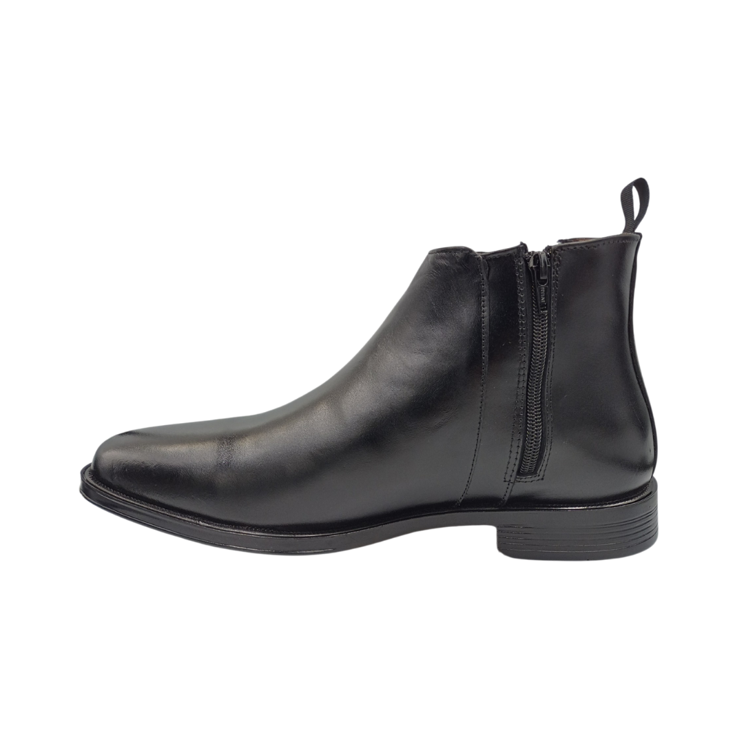 Botín de vestir chelsea de piel Leugim Elegance 200 Napa Negro