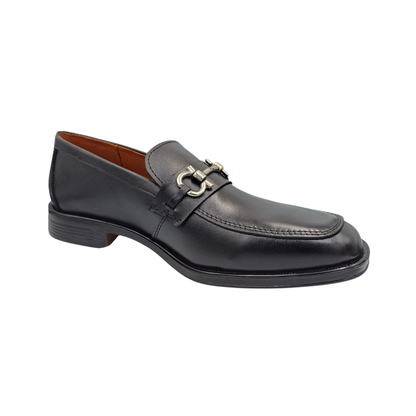 Zapato de vestir mocasín de piel Leugim Elegance 106 negro