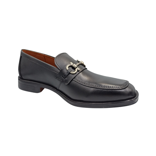 Zapato de vestir mocasín de piel Leugim Elegance 106 negro