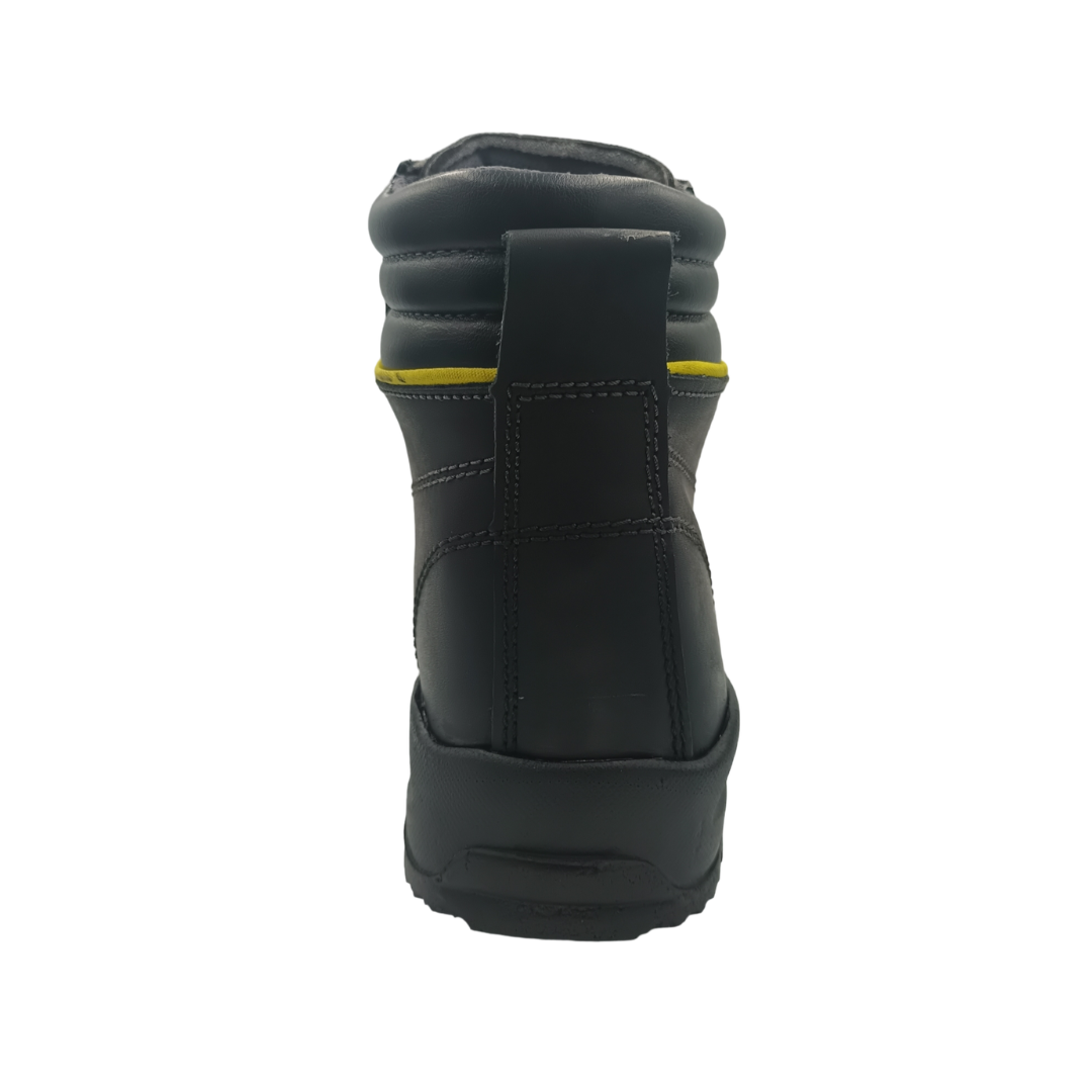 Bota Industrial de piel con puntera de protección NH C40 Grasso Negro