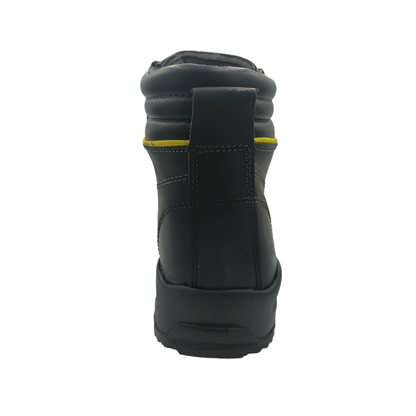 Bota Industrial de piel con puntera de protección NH C40 Grasso Negro